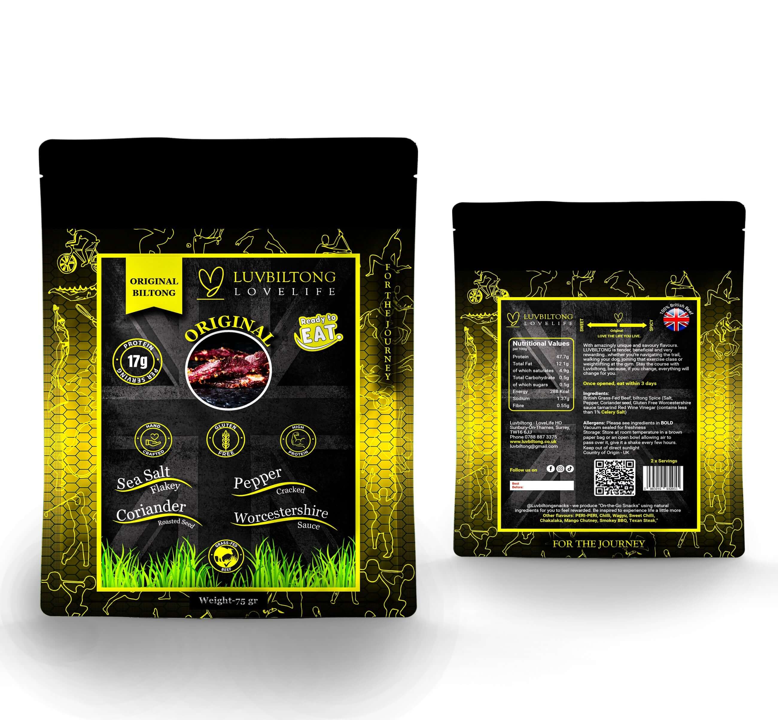 Sliced Biltong - original flavour