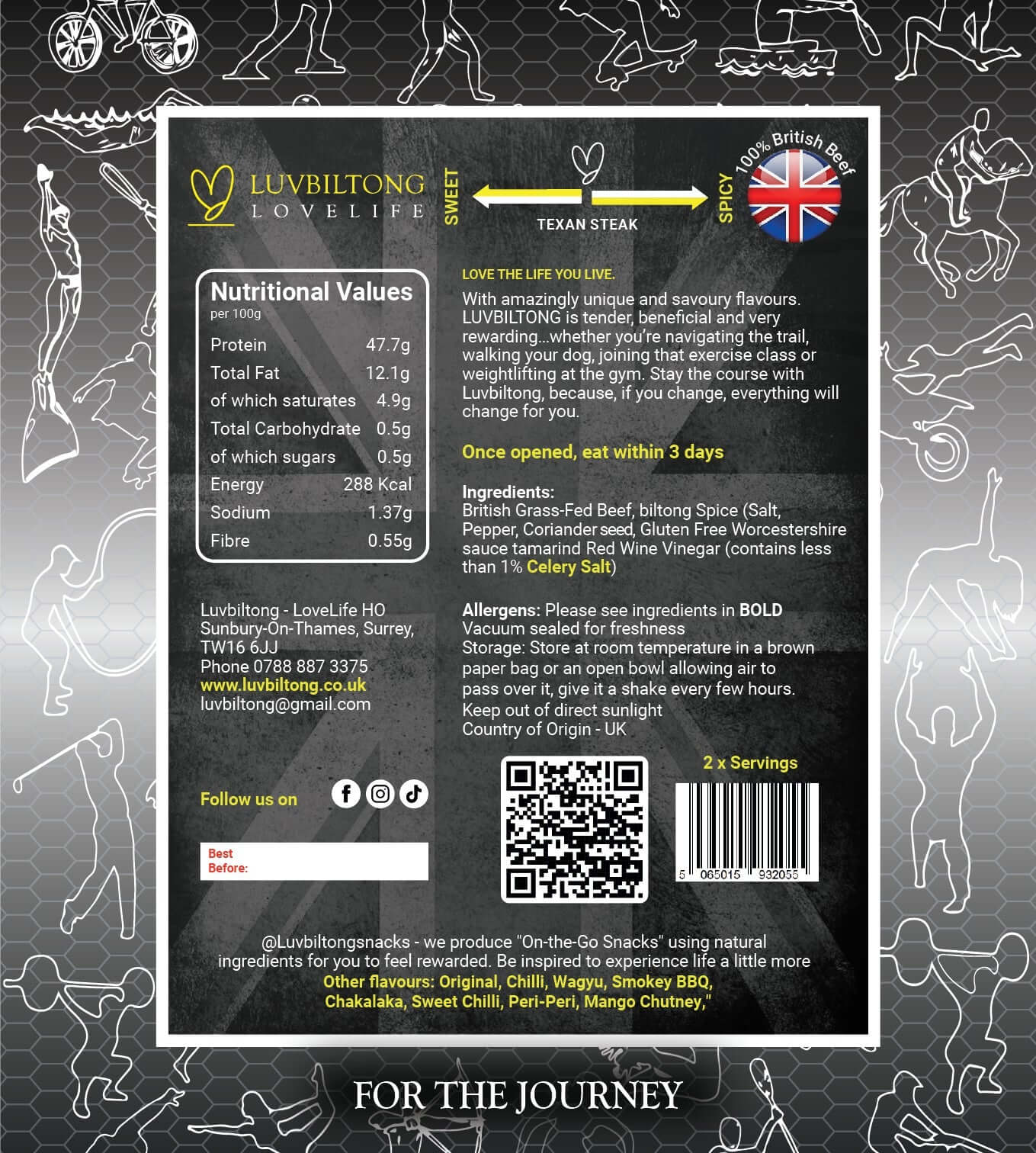 Biltong - Texan steak falvour