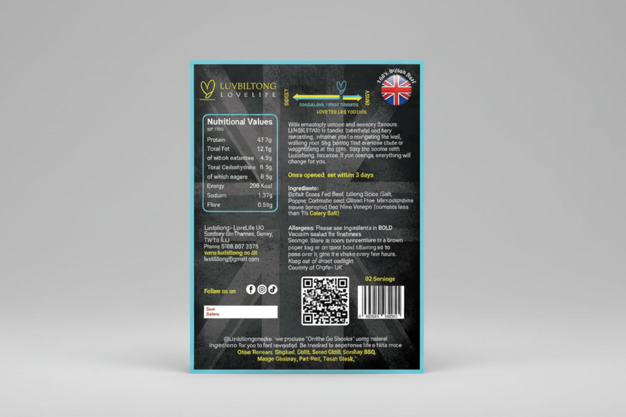  Chakalaka/Spicy Tomato Biltong- Sliced